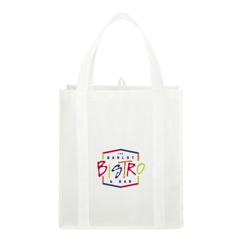 Hercules Non-Woven Grocery Tote Standard | White | No Imprint | not available | not available