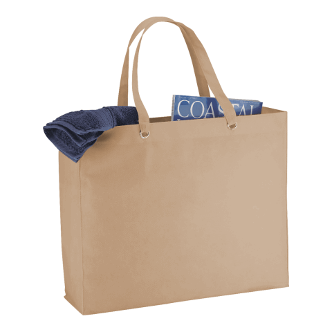 Oak Non-Woven Shopper Tote Natural | No Imprint | not available | not available