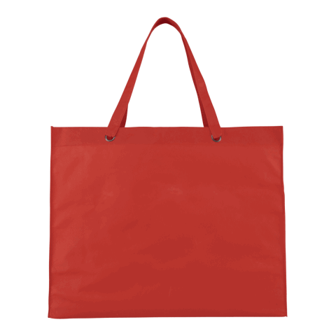 Oak Non-Woven Shopper Tote Standard | RED (RE) | No Imprint | not available | not available
