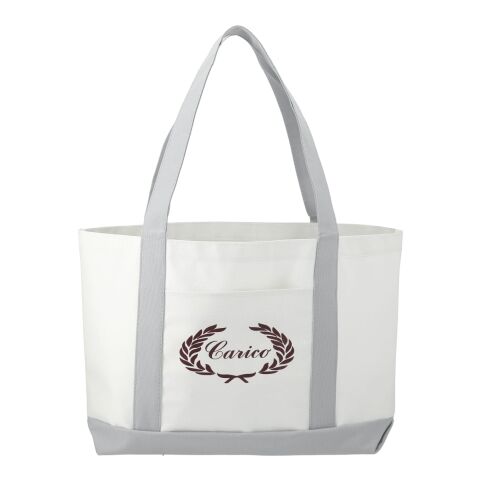 Large Boat Tote Standard | White-Grey Storm | No Imprint | not available | not available