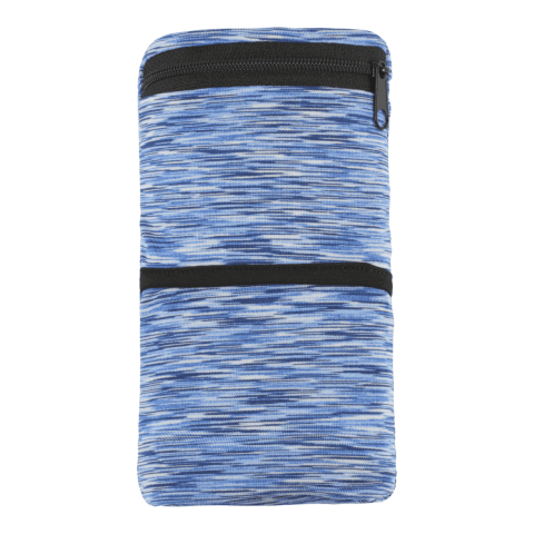 Cooling Heathered Wrist Band with Pocket Blue | No Imprint | not available | not available