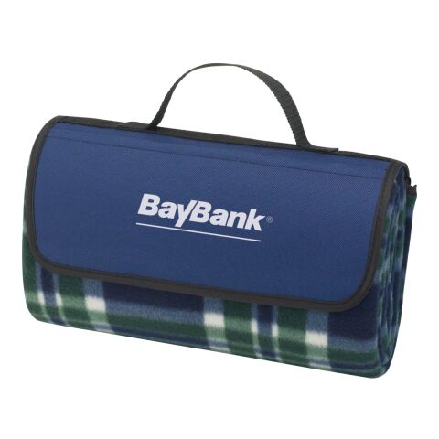 Park Fleece Blanket Standard | Navy Blue-Blue Plaid | No Imprint | not available | not available