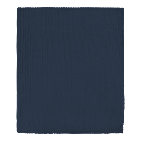 Ribbed Fleece Blanket Navy | No Imprint | not available | not available