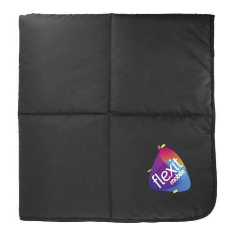 Puffy Outdoor Blanket Standard | Black-Gray | No Imprint | not available | not available