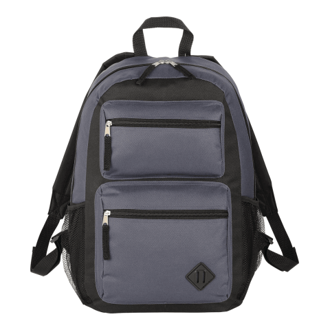 Double Pocket Backpack Standard | Charcoal | No Imprint | not available | not available