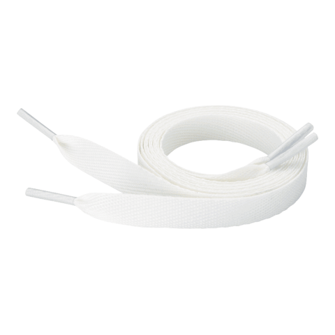 Full Color Shoelaces - 1/2&quot;W x 45&quot;L White | No Imprint | not available | not available
