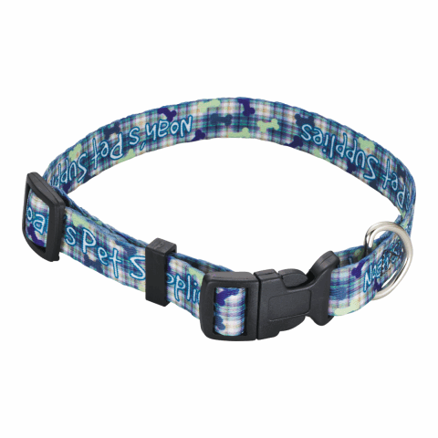 Full Color 3/4&quot; Wide Pet Collar White | No Imprint | not available | not available