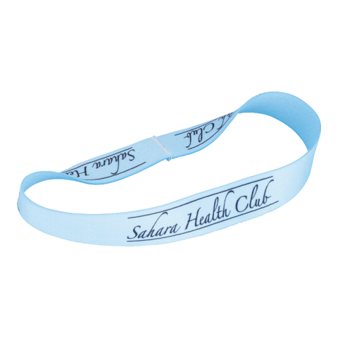 Full Color 1&quot; Elastic Headband White | No Imprint | not available | not available