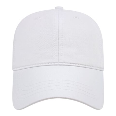 Cap America Relaxed Golf Cap White-Black | Embroidery | - Right Side Panel | 2.75 Inches × 2.00 Inches