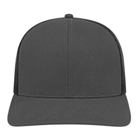 Cap America Poly/Cotton Trucker Mesh Back Cap Dark Blue-Black