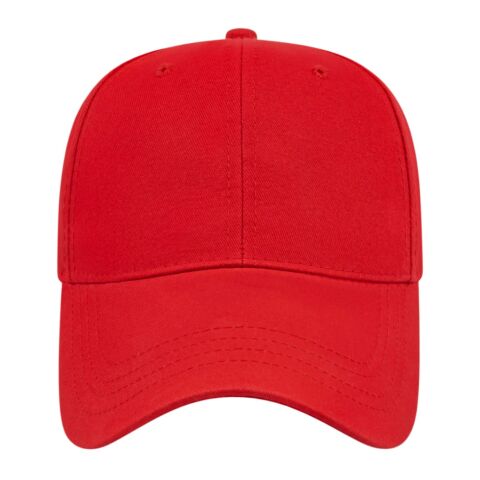 Cap America X-Tra Value Structured Cap Red | Embroidery | - Left Front Panel | 2.75 Inches × 2.00 Inches