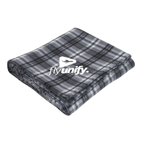 Plaid Fleece Blanket Standard | Black | No Imprint | not available | not available