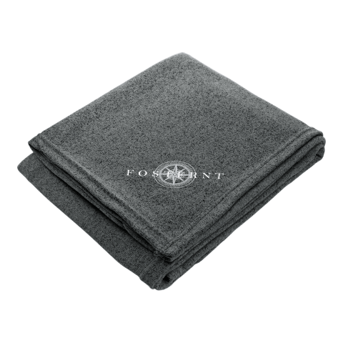 Heathered Fleece Blanket Black | No Imprint | not available | not available