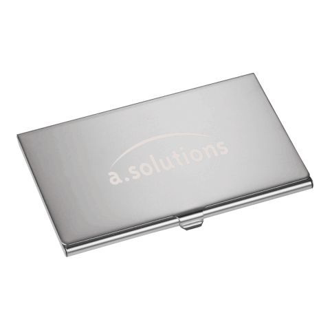 Traverse Business Card Holder Standard | Silver | No Imprint | not available | not available