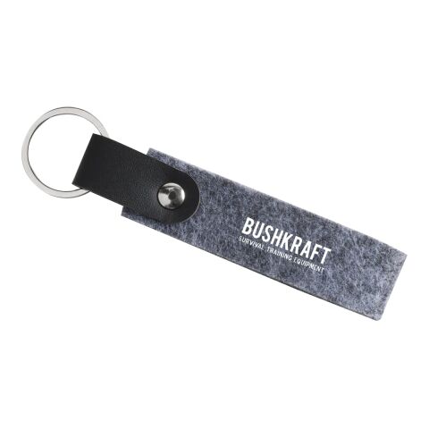 The Goods Recycled Felt Keychain Gray | No Imprint | not available | not available