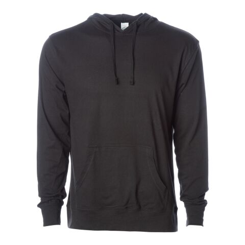Independent Trading Company Men's Lightweight Jersey Hooded Pullover Black | M | No Imprint | not available | not available