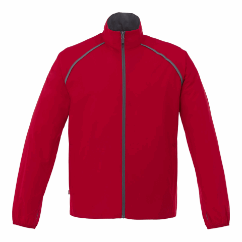 Men&#039;s EGMONT Packable Jacket Standard | Team Red-Steel Grey | 4XL | No Imprint | not available | not available