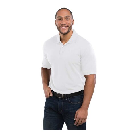 Mens CRANDALL Short Sleeve Polo Standard | White | 5XL | No Imprint | not available | not available