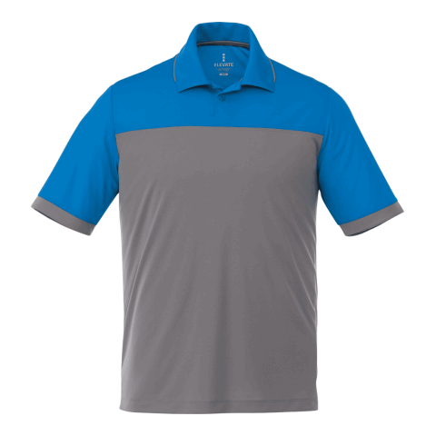 Men&#039;s MACK Short Sleeve Polo Standard | Olympic Blue-Steel Grey | XL | No Imprint | not available | not available