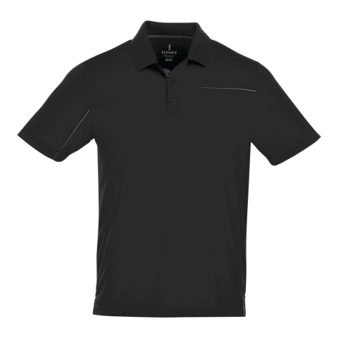 Men&#039;s WILCOX Short Sleeve Polo Black-Steel Grey | S | No Imprint | not available | not available