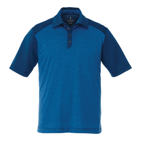 Men&#039;s SAGANO Short Sleeve Polo Standard | Olympic Blue Heather-Blue | 2XL | No Imprint | not available | not available