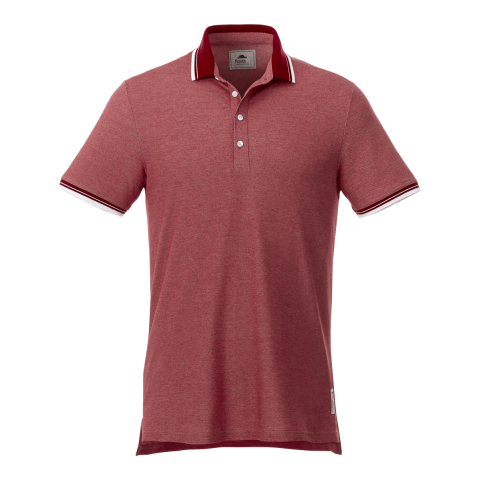 Men&#039;s LIMESTONE Roots73 SS Polo Standard | Dark Red-White | L | No Imprint | not available | not available