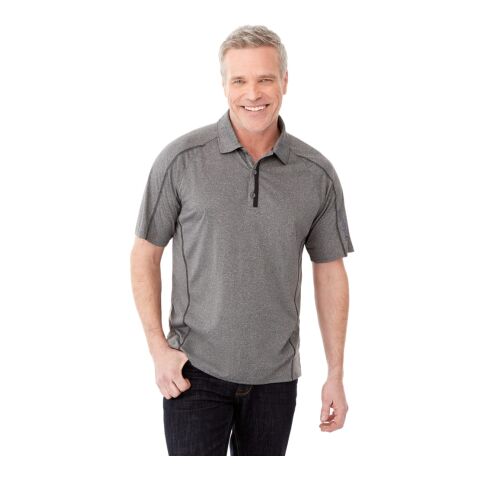 Men&#039;s MACTA Short Sleeve Polo Standard | Charcoal-Black Smoke | M | No Imprint | not available | not available