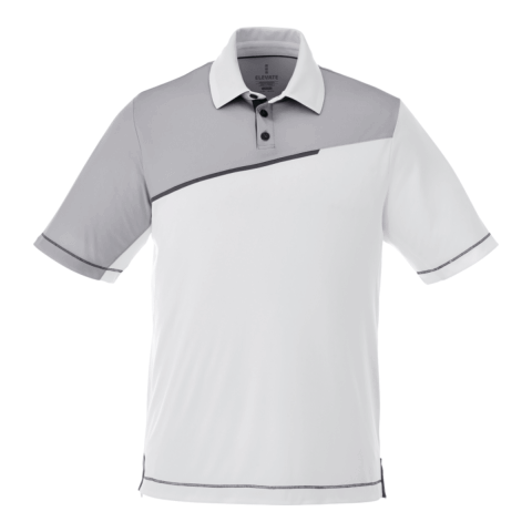 Men&#039;s PRATER Short Sleeve Polo Standard | White-Silver | 3XL | No Imprint | not available | not available