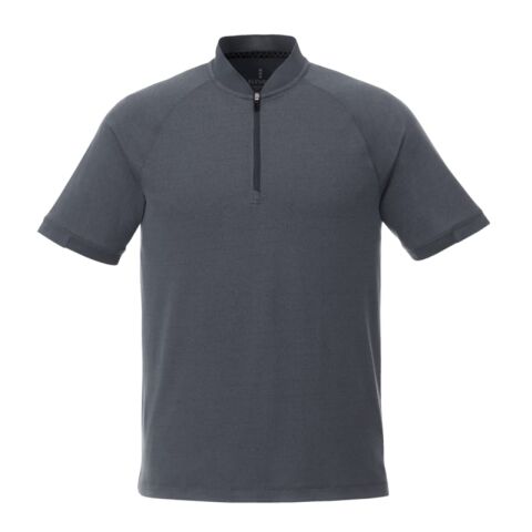 Men's KINPORT SS Stand Collar Polo Standard | Black | L | No Imprint | not available | not available