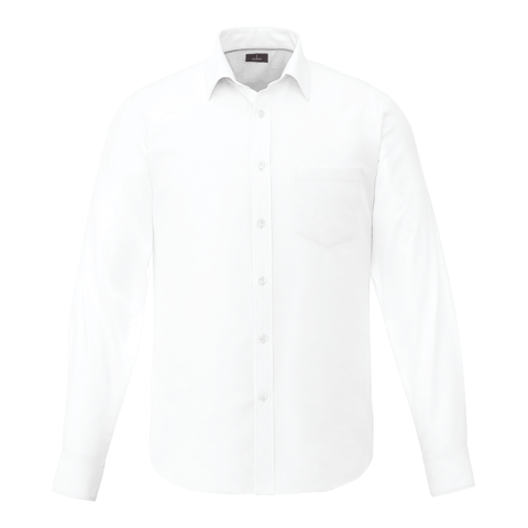 Men&#039;s PIERCE Long Sleeve Shirt White | S | No Imprint | not available | not available