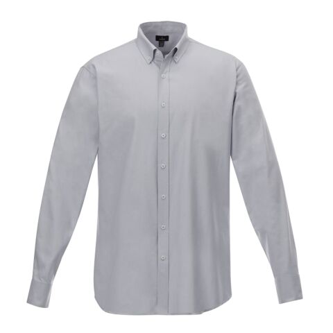 Men&#039;s IRVINE Oxford LS Shirt Tall Standard | Silver Heather | L | No Imprint | not available | not available