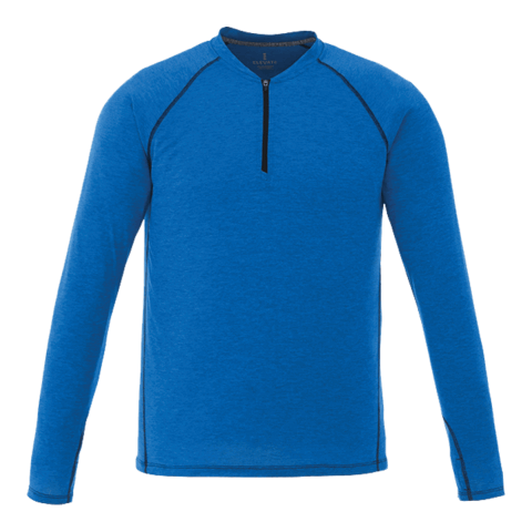 Men&#039;s Quadra Long Sleeve Top Standard | Olympic Blue Heather | XL | No Imprint | not available | not available