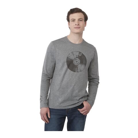 SOMOTO Eco Long Sleeve Tee - Men&#039;s Standard | Heather Charcoal | 3XL | No Imprint | not available | not available