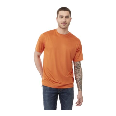 Men's Omi Short Sleeve Tech Tee Standard | Burnt Orange | M | No Imprint | not available | not available