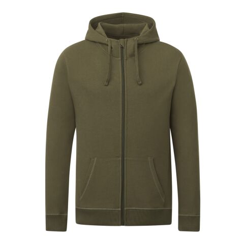 Men&#039;s Organic Cotton Zip Hoodie Standard | Olive | M | No Imprint | not available | not available