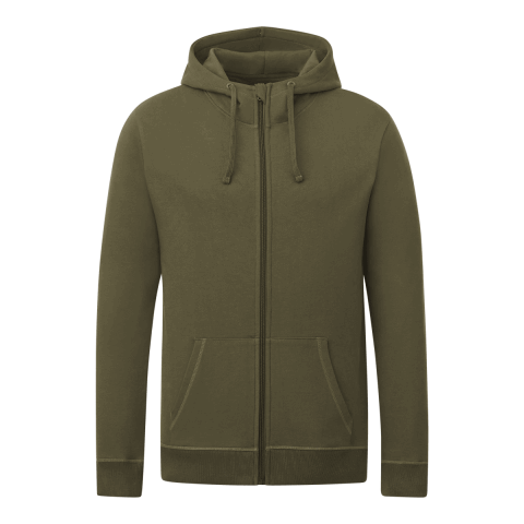Men&#039;s Organic Cotton Zip Hoodie Olive | M | No Imprint | not available | not available