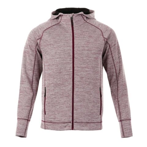 Men&#039;s ODELL Knit Zip Hoody Standard | Maroon Heather | M | No Imprint | not available | not available
