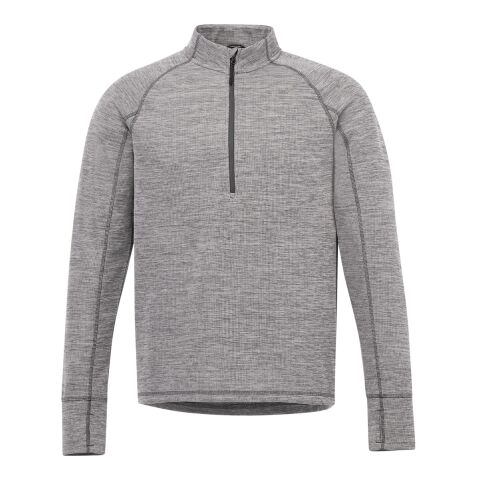 Men&#039;s CRANE Knit Half Zip Standard | Heather Charcoal | M | No Imprint | not available | not available