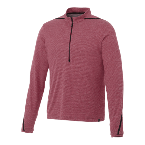 Men&#039;s DEGE Eco Knit Half Zip Standard | Red-Black | 2XL | No Imprint | not available | not available