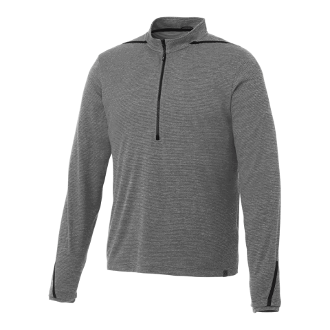 Men&#039;s DEGE Eco Knit Half Zip Standard | Heather Charcoal-Black | 4XL | No Imprint | not available | not available