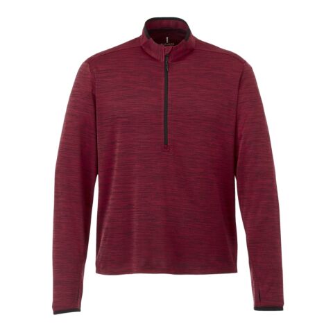 Men&#039;s MATHER Knit Half Zip Standard | Red | L | No Imprint | not available | not available