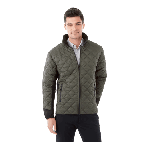 Men&#039;s ROUGEMONT Hybrid Insulated Jacket Standard | Loden Heather-Black | 2XL | No Imprint | not available | not available