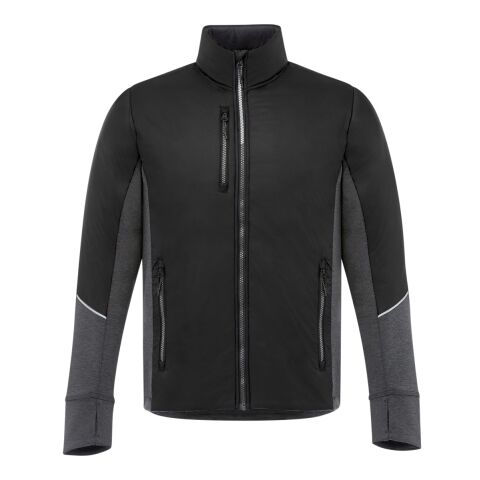 Men&#039;s FERNIE Hybrid Insulated Jacket Standard | Black-Heather Dark Charcoal | L | No Imprint | not available | not available
