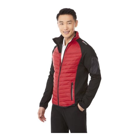 Men&#039;s BANFF Hybrid Insulated Jacket Standard | Team Red Heather-Black | S | No Imprint | not available | not available