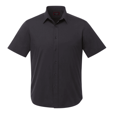 Classic Coufran Short Sleeve Shirt - Men&#039;s Standard | Black | S | Embroidery | IMPACT, BACK, Horizontal, - Centered on Back across shoulders below panel | 8.00 Inches × 8.00 Inches