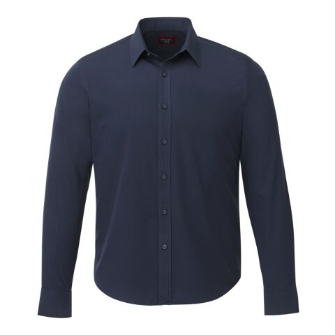 Castello Wrinkle-Free Long Sleeve Shirt - Men&#039;s Standard | Navy | M | No Imprint | not available | not available