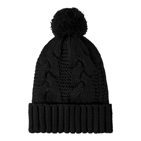 Unisex DIVERGENT Knit Pom Beanie Standard | Black | OSFA | No Imprint | not available | not available