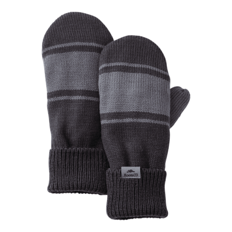 Unisex HEMLOCK Roots73 Knit Mitts Charcoal-Gray | CUSTOM (L/XL) | No Imprint | not available | not available