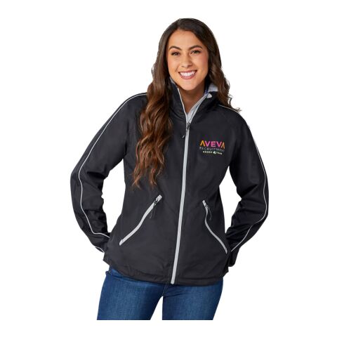 Women&#039;s RINCON Eco Packable Lightweight Jacket Standard | Black-Silver | XL | No Imprint | not available | not available