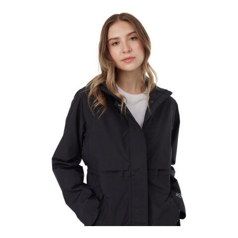 tentree Nimbus Long Rain Jacket - Women&#039;s Standard | Black | XL | No Imprint | not available | not available